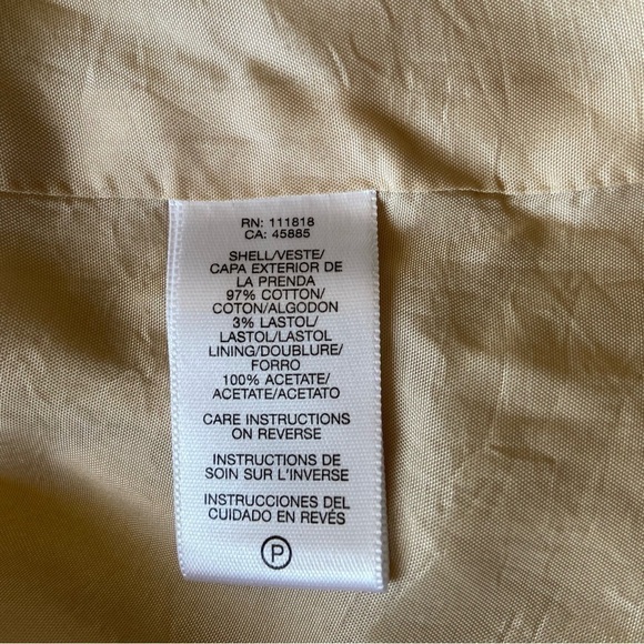 Michael Kors Beige  Short Swing Trench Coat - Picture 11 of 14